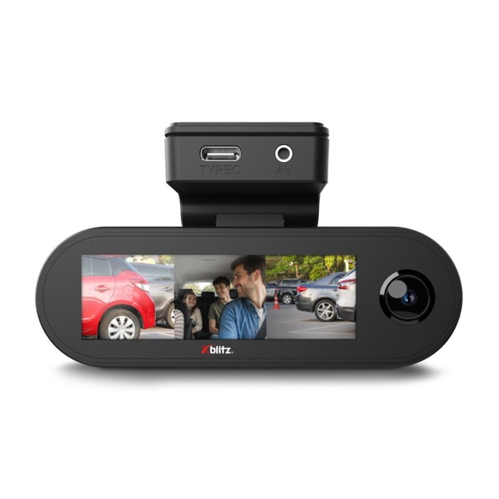 XBLITZ VECTOR 3CH registratore 3 canali DVR con telecamera posteriore Wi-Fi GPS