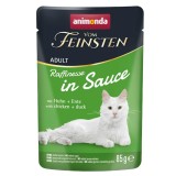 ANIMONDA Vom Feinsten Raffinesse in salsa pollo con anatra - cibo umido per gatti - 85g