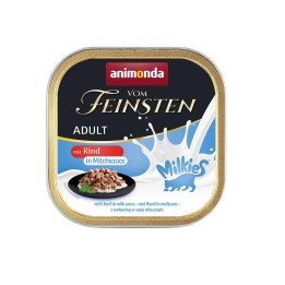ANIMONDA Vom Feinsten Adult Milkies manzo in salsa di latte - cibo umido per gatti - 100g