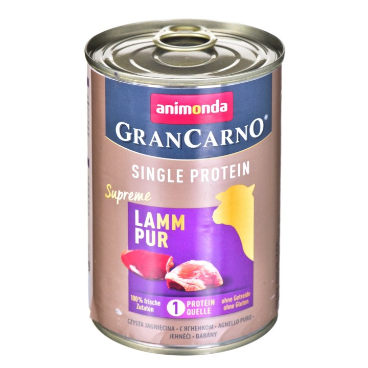 animonda GranCarno 4017721824286 cibo umido per cani agnello Adult 400 g