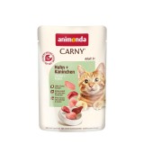 ANIMONDA Carny Adult pollo e coniglio - cibo umido per gatti - 85g