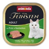 ANIMONDA Vom Feinsten Adult Tacchino e coniglio - cibo umido per gatti - 100g