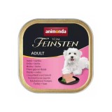 ANIMONDA Vom Feinsten Adult tacchino con prosciutto - cibo umido per cani - 150g