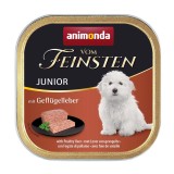ANIMONDA Vom Feinsten Junior Fegato di pollame - cibo umido per cani - 150g