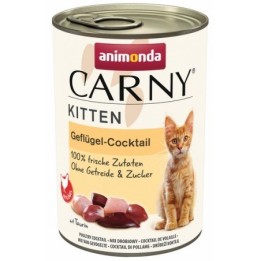 ANIMONDA Cat Carny Kitten Cocktail con pollame - cibo umido per gatti- 400g