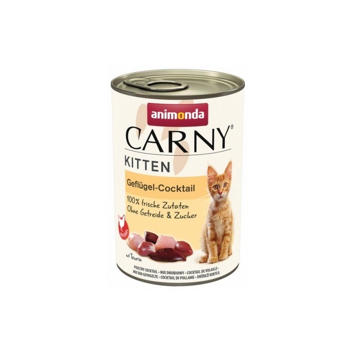 ANIMONDA Cat Carny Kitten Cocktail con pollame - cibo umido per gatti- 400g