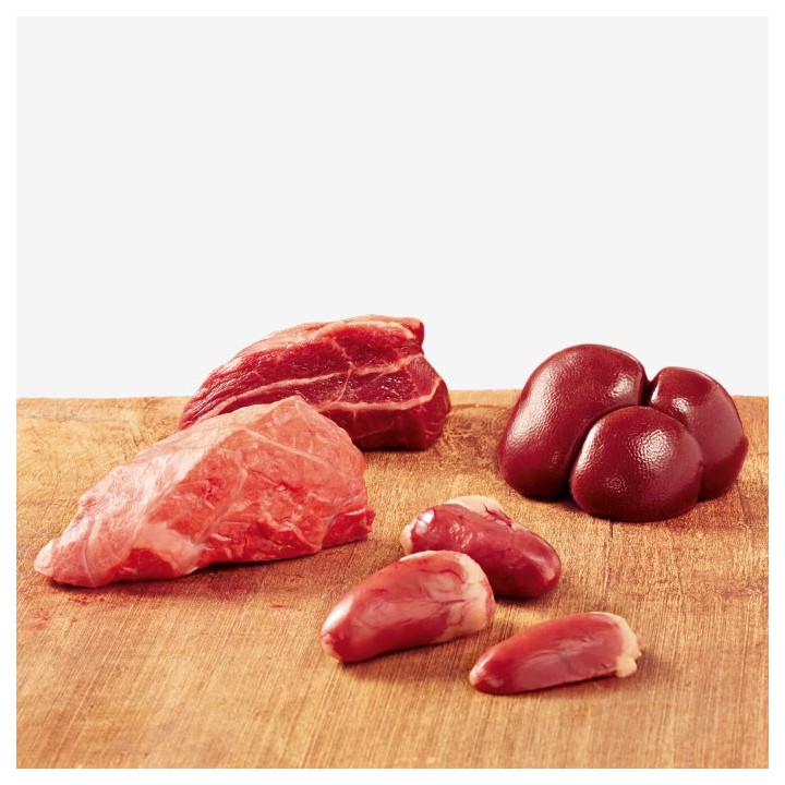 ANIMONDA GranCarno Adult Manzo e cuori di anatra - cibo umido per cani - 800g