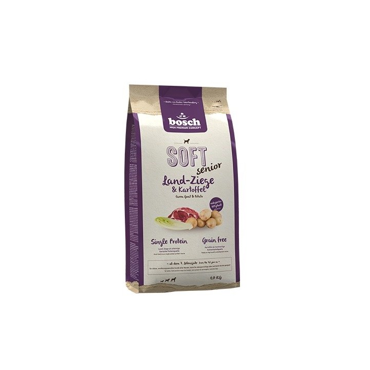 BOSCH Senior Soft capra e patate - cibo secco per cani - 2 5kg