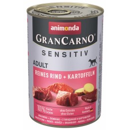 ANIMONDA GranCarno Adult Sensitiv manzo con patate - cibo umido per cani - 400g