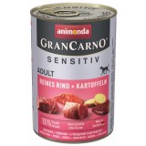 ANIMONDA GranCarno Adult Sensitiv manzo con patate - cibo umido per cani - 400g