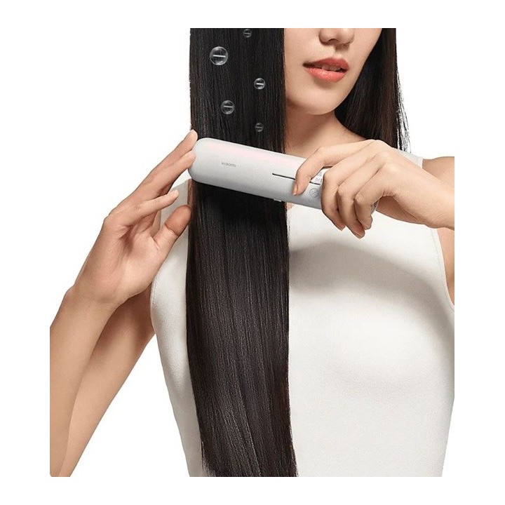 Xiaomi piastra capelli senza fili spazzola lisciante capelli 28 W bianco nero