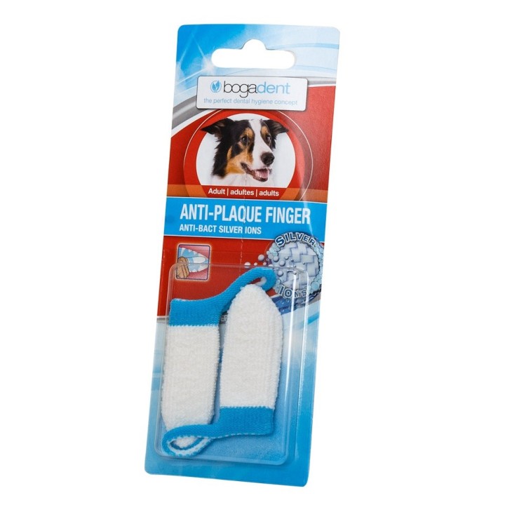 BOGAR Bogadent® Dito anti-placca - copridito per rimozione placca dentale – 2 pz