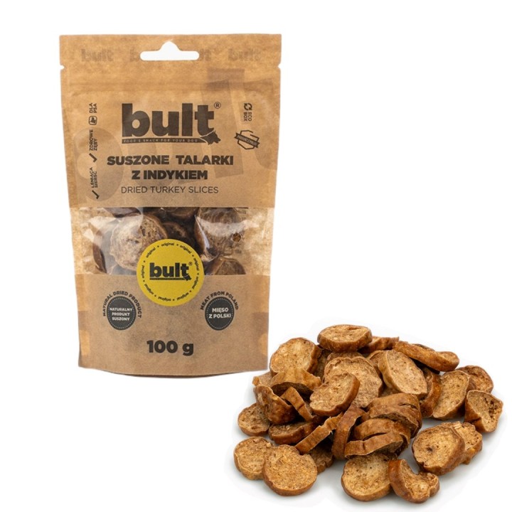 BULT Fettine di tacchino essiccate - snack per cani - 100g