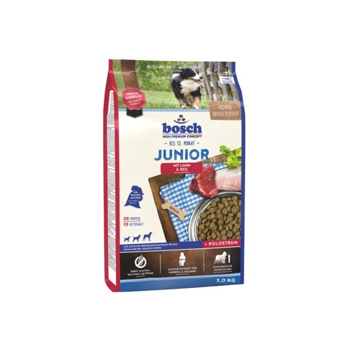 Bosch 15030 Junior per cuccioli agnello e riso 3kg