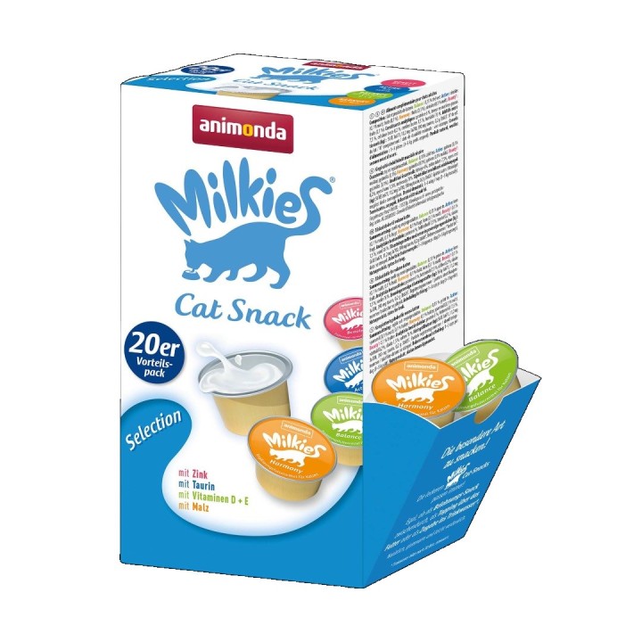 ANIMONDA Milkies Selection - snack per gatti - 20x15g