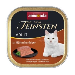 ANIMONDA Vom Feinsten Adult Pollo fegato - cibo umido per gatti - 100g