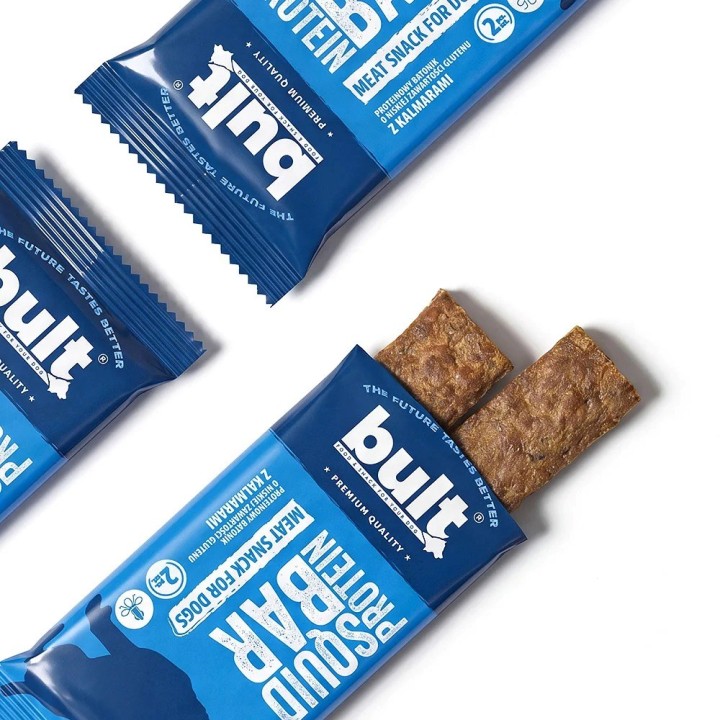 BULT Barretta proteica con calamaro - snack per cani - 75g