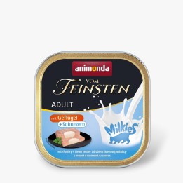 ANIMONDA Vom Feinsten Adult Milkies con pollame e ripieno cremoso - Cibo umido per gatti - 100g