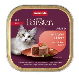 ANIMONDA Vom Feinsten Adult Patè Pollo e cuori - cibo umido per gatti - 85g