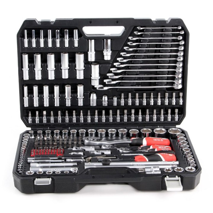 YATO YT-38841 1/4 3/8 1/2 set di chiavi a bussola