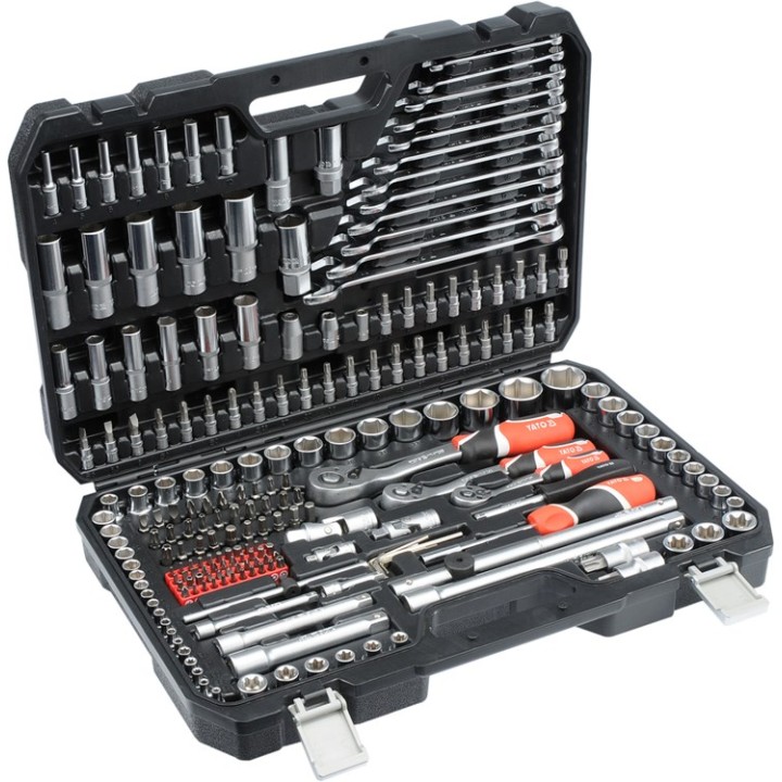 YATO YT-38841 1/4 3/8 1/2 set di chiavi a bussola
