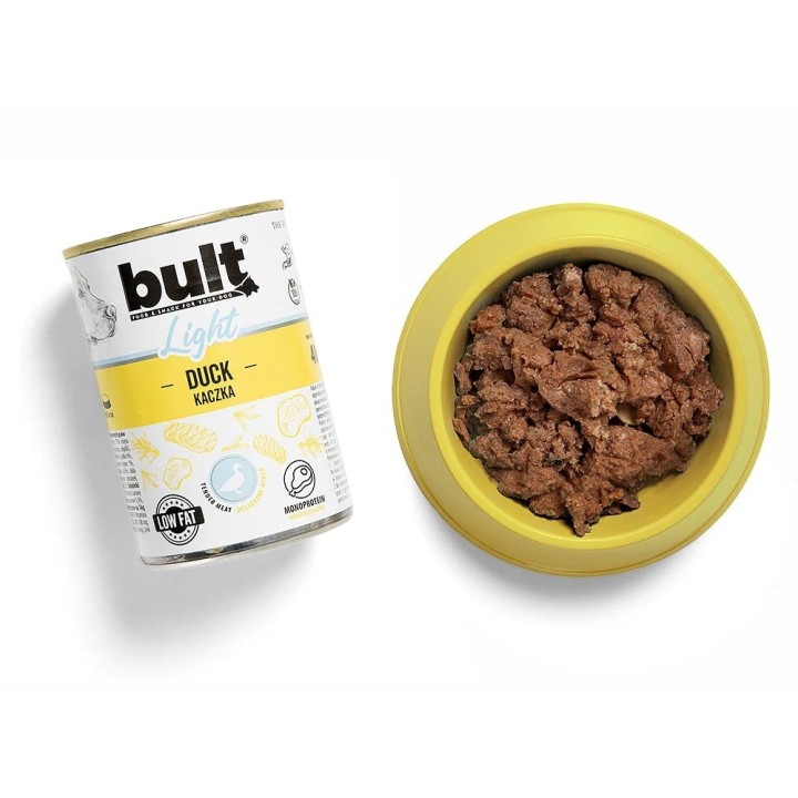 BULT Light Mono anatra - cibo umido per cani - 400g