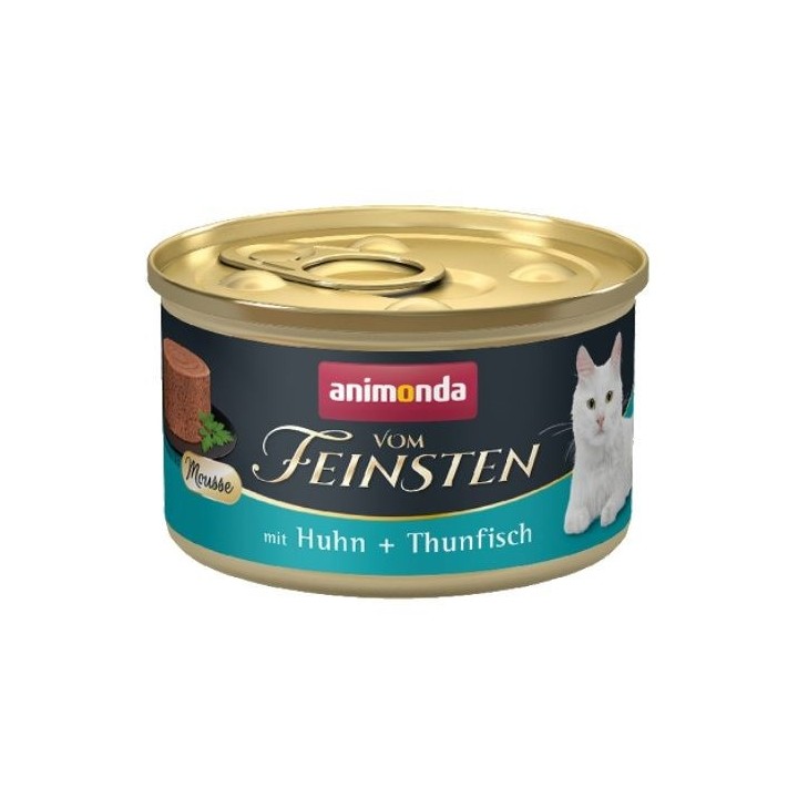 ANIMONDA Vom Feinsten Mousse pollo e tonno - cibo umido per gatti - 85 g