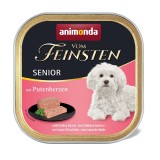 ANIMONDA Vom Feinsten Senior Cuori di tacchino - cibo umido per cani - 150 g