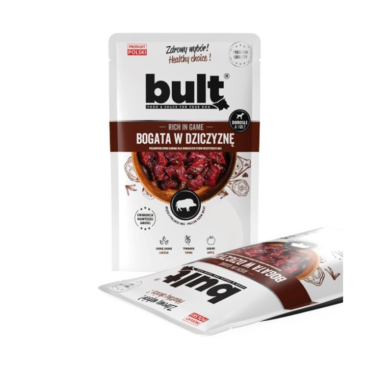 BULT Ricco di selvaggina - cibo umido per cani - 100g