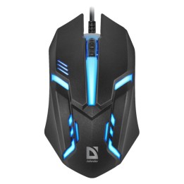 MOUSE DEFENDER CYBER MB-560L NERO 7 COLORI 1200DPI 3P