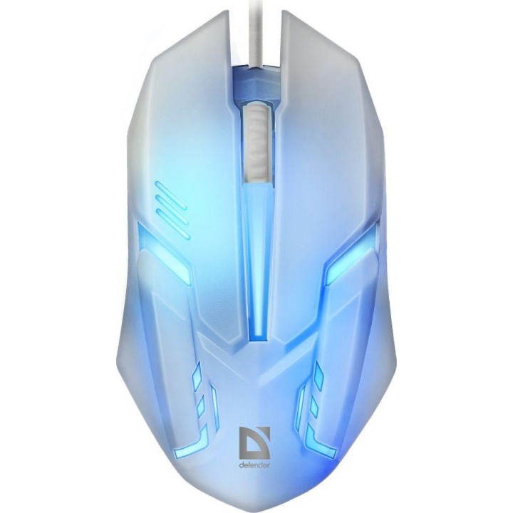 MOUSE DEFENDER CYBER MB-560L BIANCO 7-COLORS RETROILLUMINAZIONE
