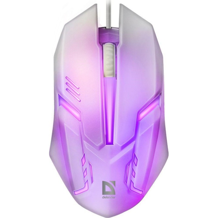 MOUSE DEFENDER CYBER MB-560L BIANCO 7-COLORS RETROILLUMINAZIONE