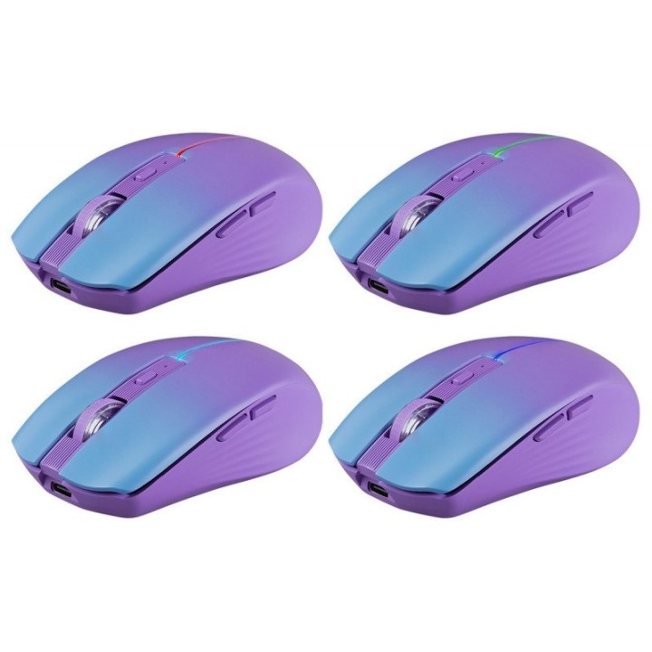 MOUSE DEFENDER MYSTERY MM-301 RF+BT VIOLA 1600dpi 6P