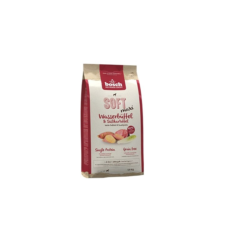 bosch Tiernahrung SOFT Maxi Bufalo d'acqua e Patata dolce 12.5kg