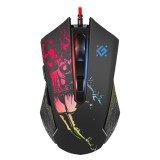 Mouse gaming ottico cablato DEFENDER GM-933 SIN'SISTER 7200dpi 6P RGB