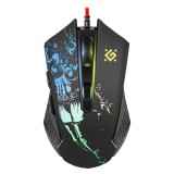 Mouse gaming ottico cablato DEFENDER GM-933 SIN'SISTER 7200dpi 6P RGB