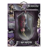 Mouse gaming ottico cablato DEFENDER GM-933 SIN'SISTER 7200dpi 6P RGB