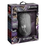 Mouse gaming ottico cablato DEFENDER GM-933 SIN'SISTER 7200dpi 6P RGB