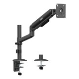 Ergo Office Supporto / staffa monitor a molla a gas 17 -32 1-10 kg nero opaco max VESA 100x100 ER-691 B