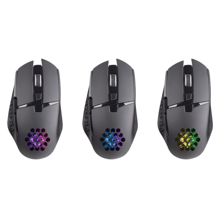 MOUSE DEFENDER GM-514 GLORY OTTICO RF RGB 3200dpi 7P NERO