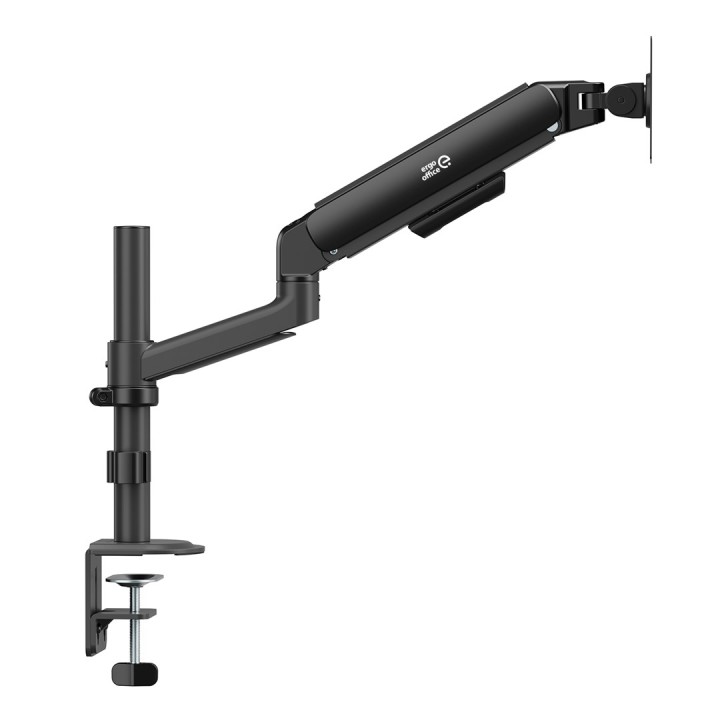 Ergo Office Supporto / staffa monitor a molla a gas 17 -32 1-10 kg nero opaco max VESA 100x100 ER-691 B