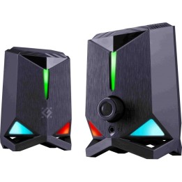 Altoparlanti Defender Rocket 2.0 6w LED USB nero