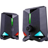 Altoparlanti Defender Rocket 2.0 6w LED USB nero
