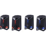 Altoparlanti Defender Rocket 2.0 6w LED USB nero