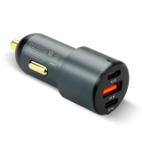 Caricabatterie auto everActive CC-40Q USB QC3.0 + 2x USB-C PD 60W