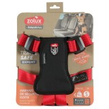 ZOLUX Travel Safe S rosso - pettorina per cane