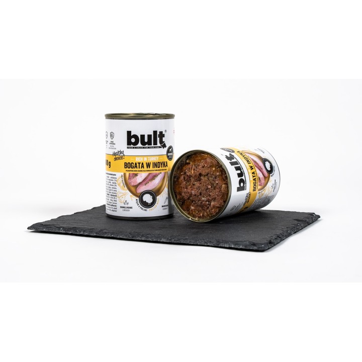 BULT Ricco di tacchino - Cibo umido per cani - 800 g