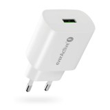 Caricabatterie 1x USB Quick Charge 3.0 18W bianco