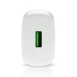 Caricabatterie 1x USB Quick Charge 3.0 18W bianco