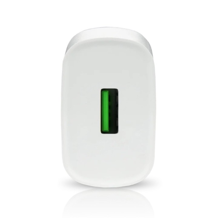 Caricabatterie 1x USB Quick Charge 3.0 18W bianco